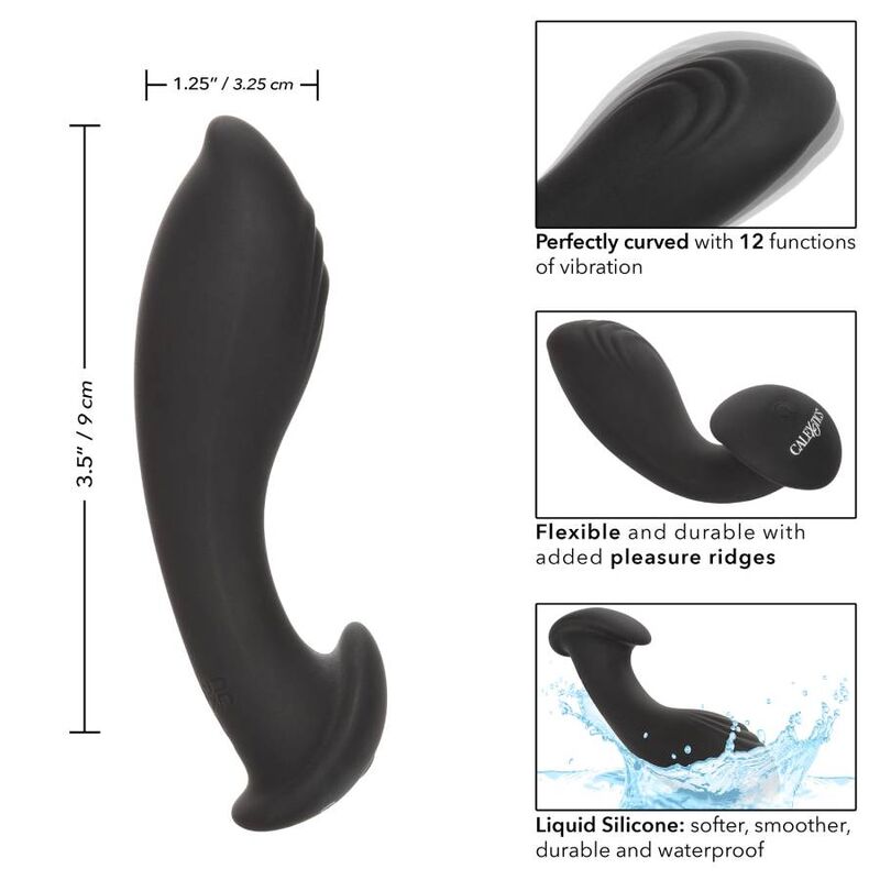 PLUG ANALE IN SILICONE LIQUIDO - VIBRANTE