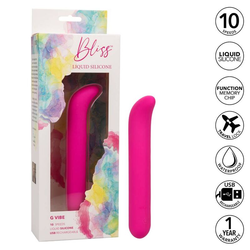 VIBRATORE 10 FUNZIONI CALIFORNIA EXOTICS BLISS G VIBE ROSA