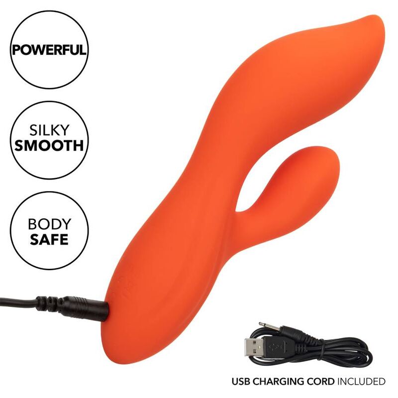 CALIFORNIA EXOTICS STELLA DUAL TEASER ARANCIONE