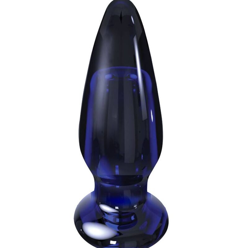 BUTTPLUG DI VETRO BRILLANTE