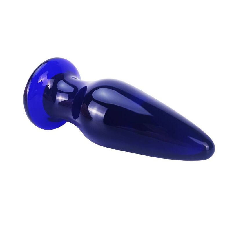 BUTTPLUG DI VETRO BRILLANTE