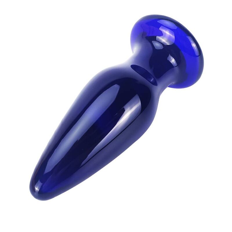 BUTTPLUG DI VETRO BRILLANTE