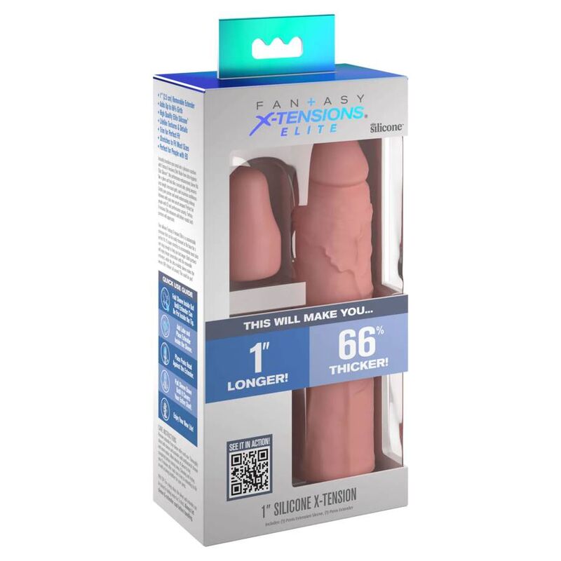 MANICOTTO PER PENE PIPEDREAMS MANICA 17,78 CM + 2,54 CM PLUG SKIN