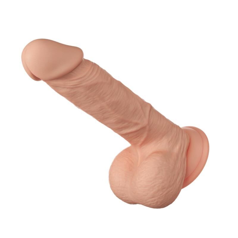 DILDO REALISTICO FLESSIBILE IN SILICONE BAHAMUT - 21,8 CM - COLOR CARNE
