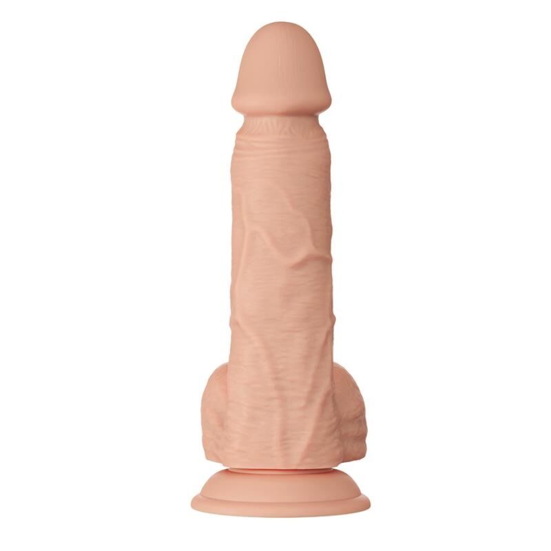 DILDO REALISTICO FLESSIBILE IN SILICONE BAHAMUT - 21,8 CM - COLOR CARNE