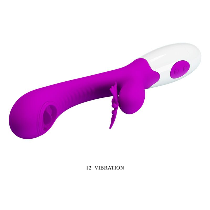 VIBRATORE MASSAGGIATORE PRETTY LOVE MOTH LECCA E VIBRA - VIOLA