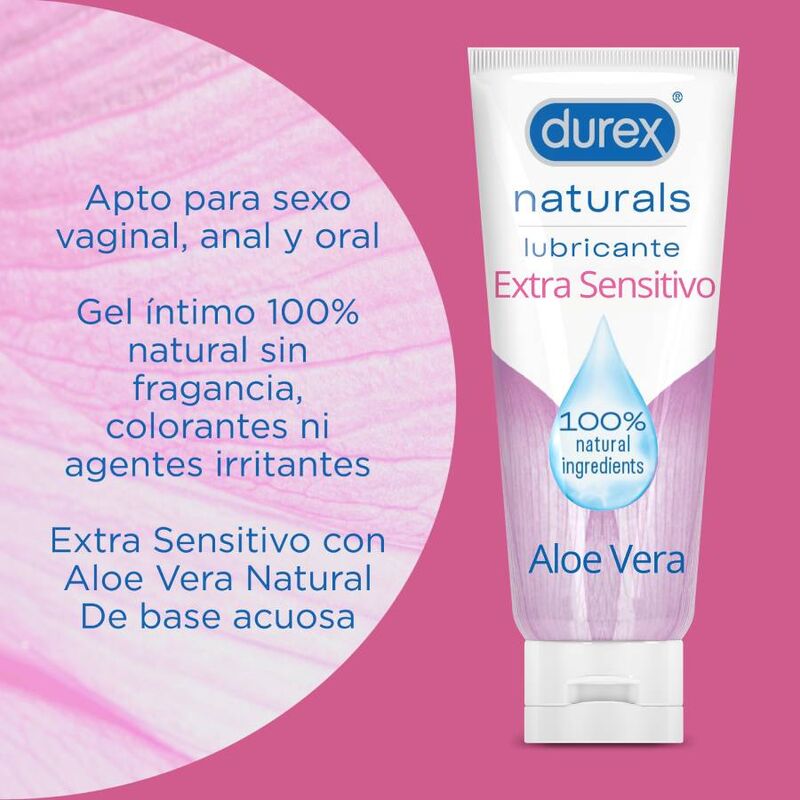 DUREX NATURALES LUBRIVAGINANTE EXTRA SENSIBILE 100 ML