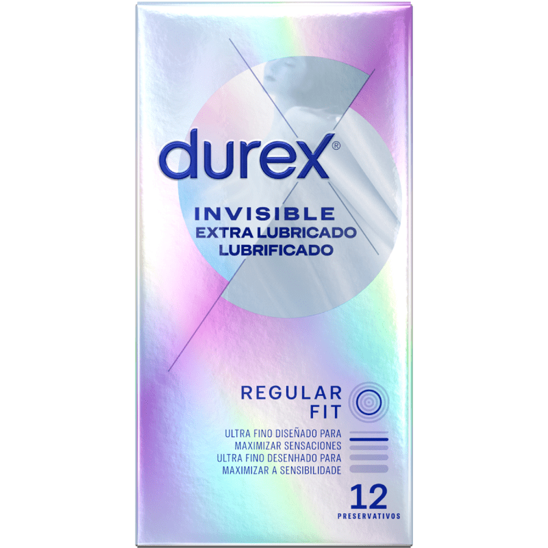 DUREX INVISIBILE EXTRA LUBRIVAGINATO 12 UNITÀ