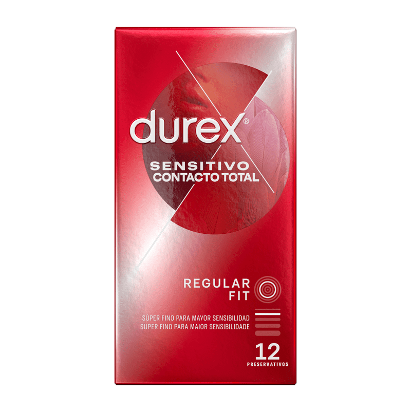 CONTATTO TOTALE DUREX SENSIBILE 12 UNITÀ