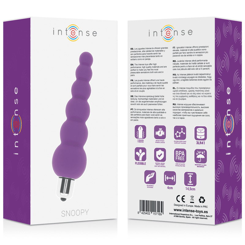 INTENSO SNOOPY 7 VELOCITÀ SILICONE VIOLA