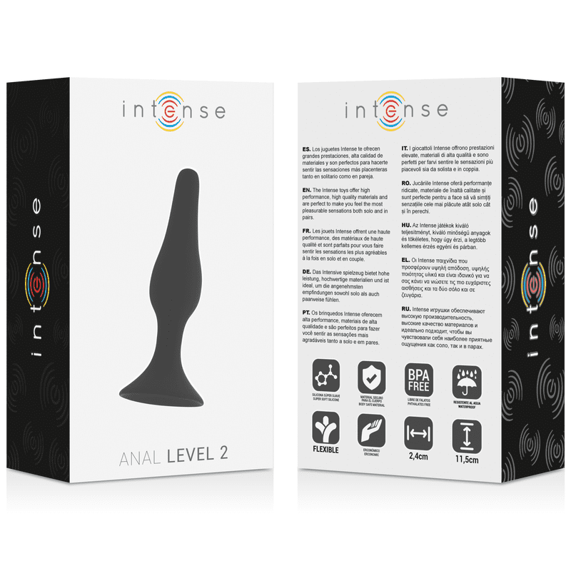 LIVELLO ANALE INTENSO 2 11,5 CM NERO