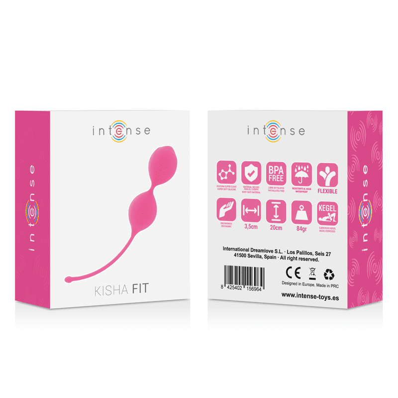 KISHA FIT INTENSO KEGEL IN SILICONE ROSA CALDO
