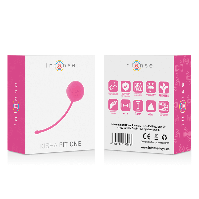 KISHA FIT ONE INTENSO KEGEL IN SILICONE ROSA CALDO