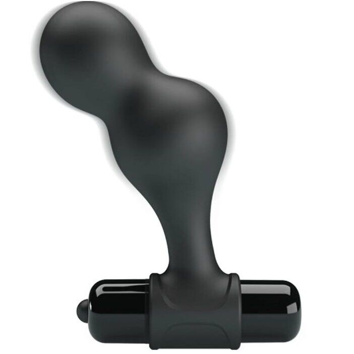 PLUG ANALE VIBRANTE IN SILICONE NERO