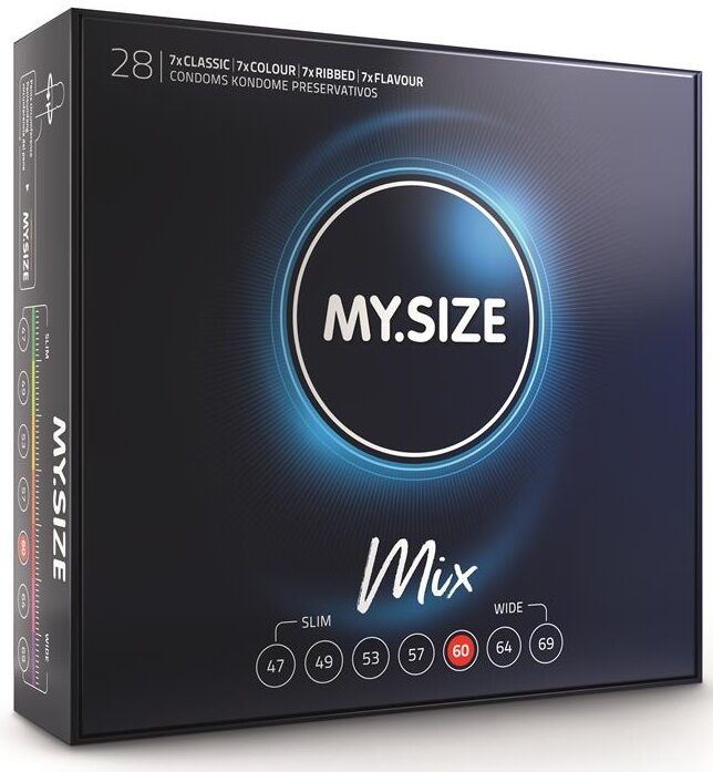 MY SIZE MIX PRESERVATIVI 60 MM 28 UNITÀ