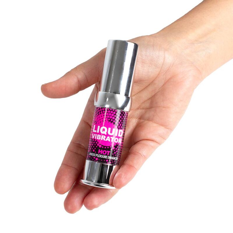 VIBRATORE L QUIDO CON EFFETTO CALORE E AROMA DI FRAGOLE CON CREMA