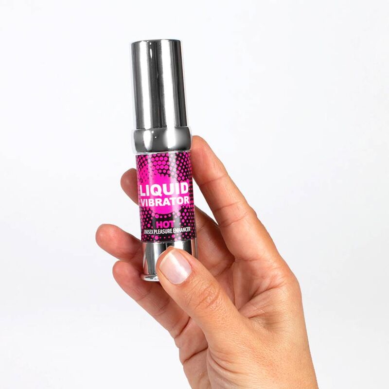 VIBRATORE L QUIDO CON EFFETTO CALORE E AROMA DI FRAGOLE CON CREMA