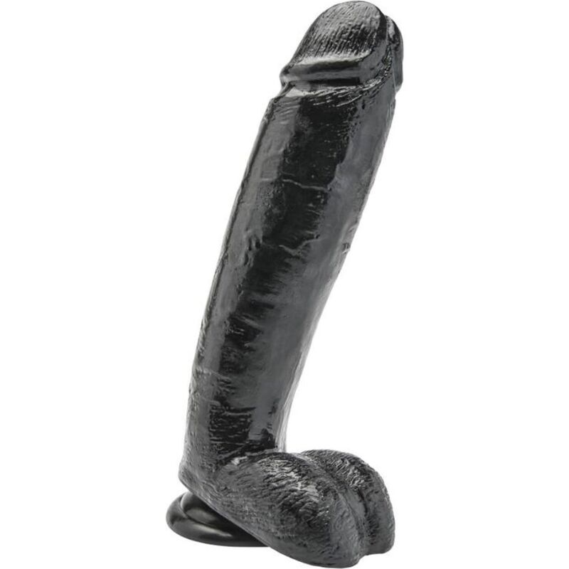 GET REAL - DILDO 25,5 CM CON PALLINE NERE