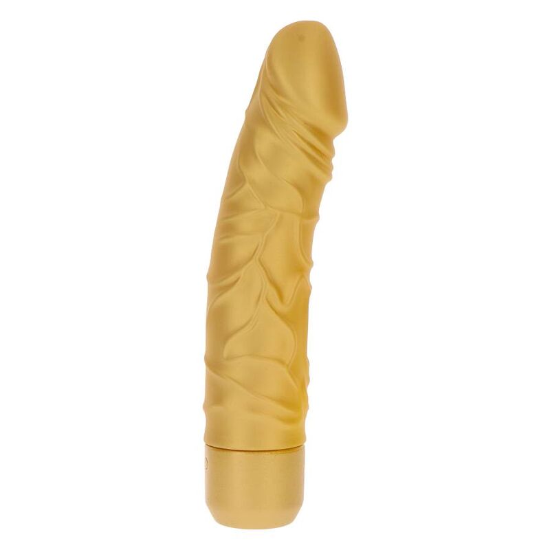 DIVENTA REALE - VIBRATORE ORIGINALE GOLD DICKER ORO
