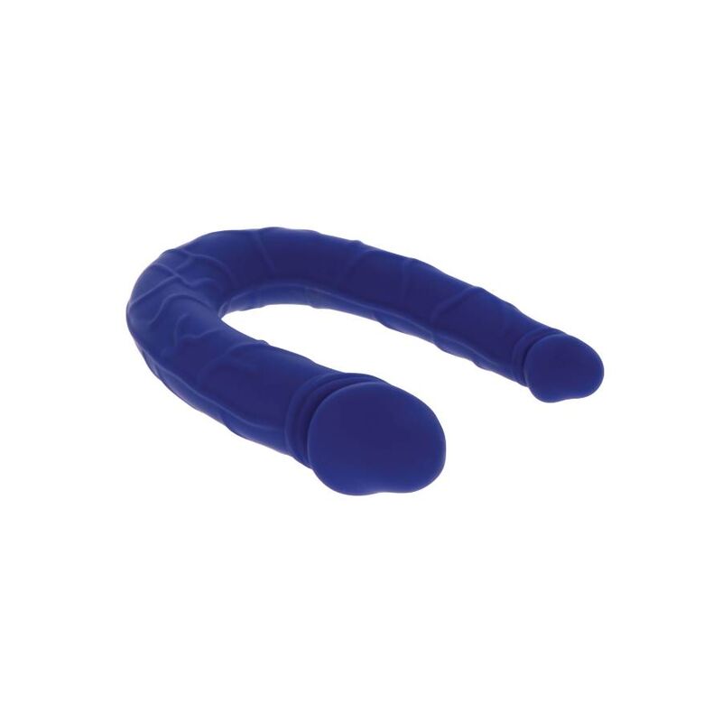 OTTIENI REALE - MINI DOPPIO DONG REALISTICO BLU