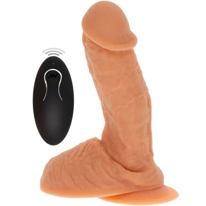OTTIENI REALE - PELLE DILDO VIBRANTE IN SILICONE