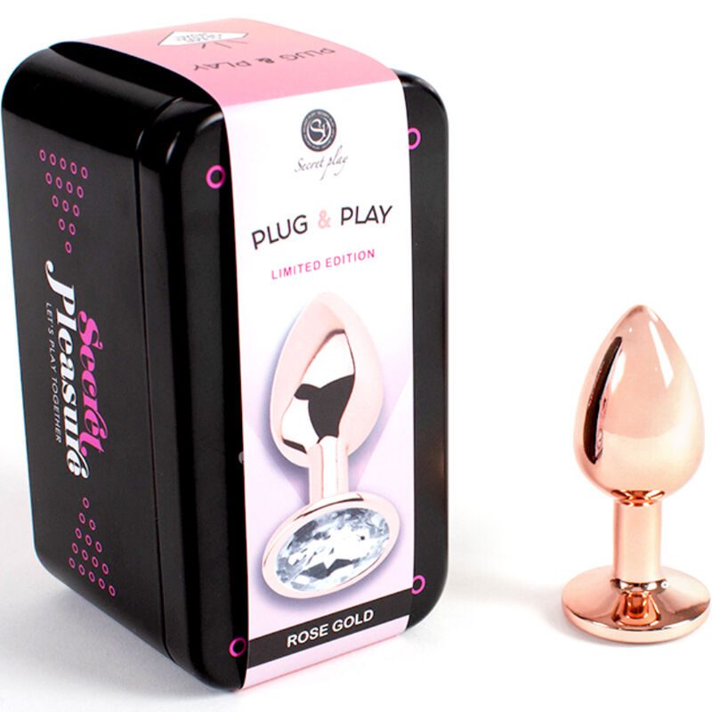 SECRET PLAY - PLUG ANALE IN METALLO - 7 CM
