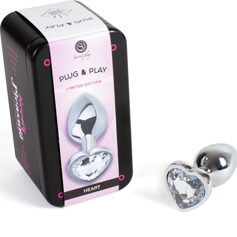 PLUG IN METALLO CUORE -  7 CM