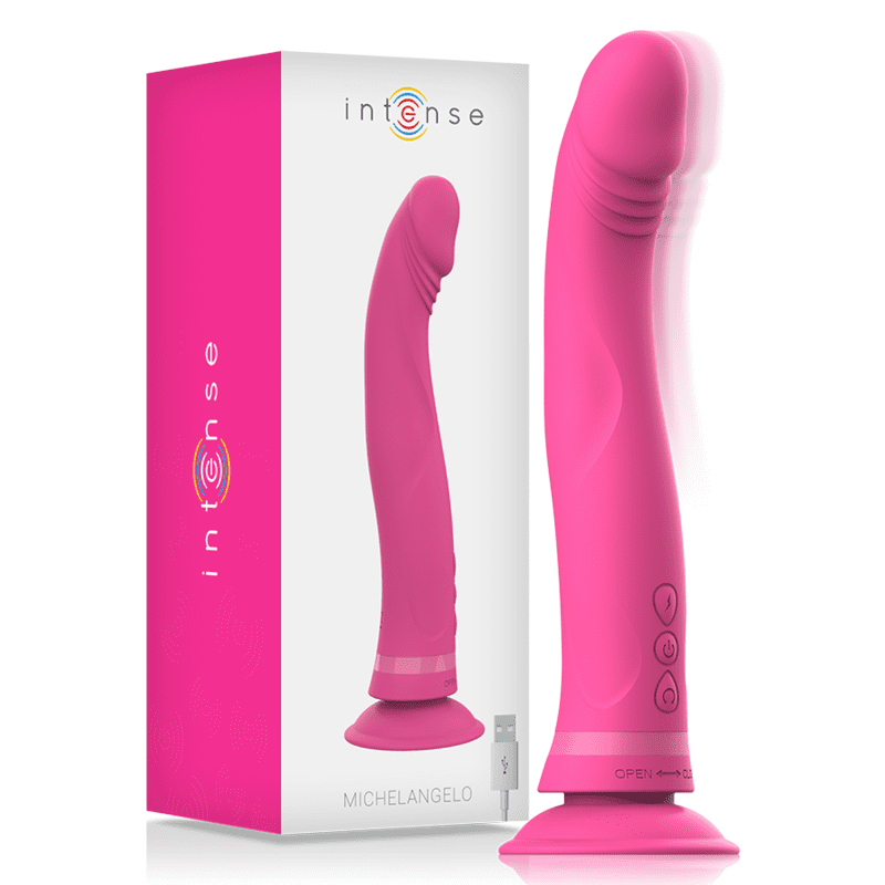 INTENSE - MICHELANGELO DILDO VIBRATOR SILICONE PINK