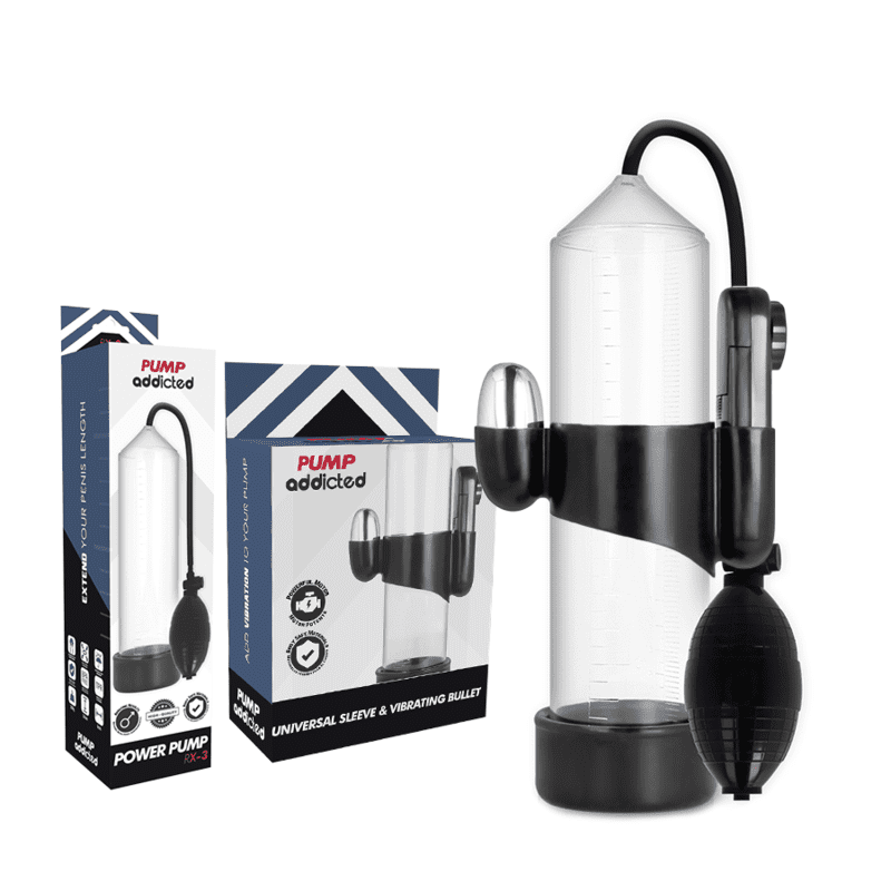 VIBRATORE TRASPARENTE PUMP ADDICTED RX3