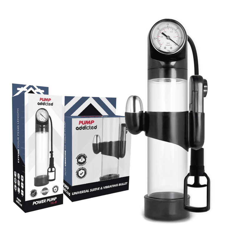 VIBRATORE TRASPARENTE PUMP ADDICTED RX9
