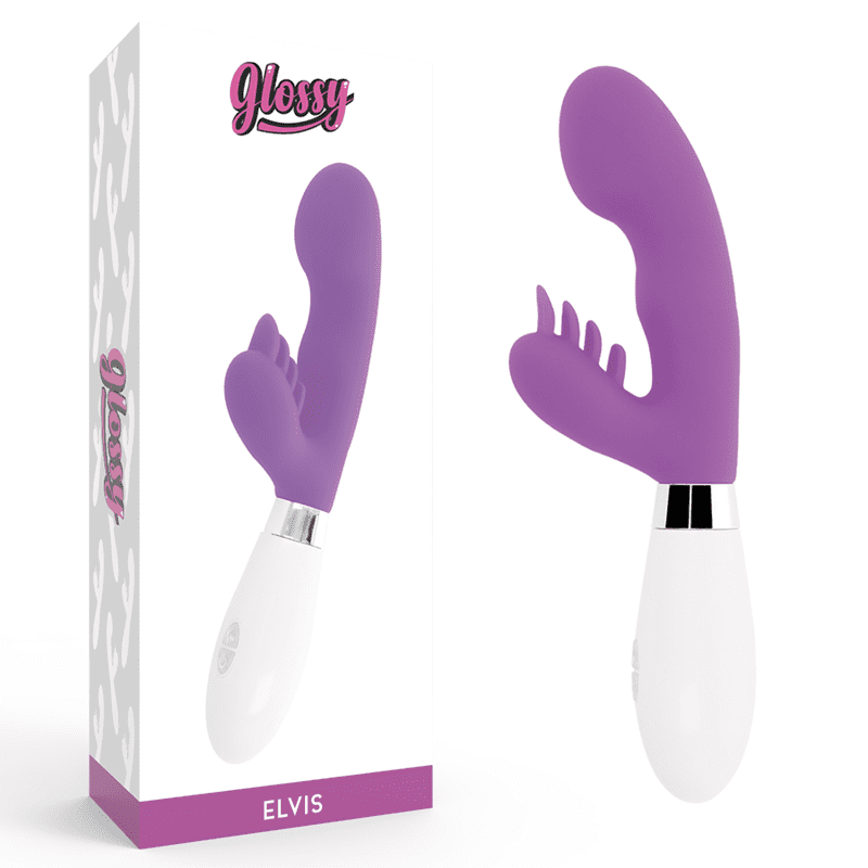 MASSAGGIATORE GLOSSY RABBIT ELVIS LILLA