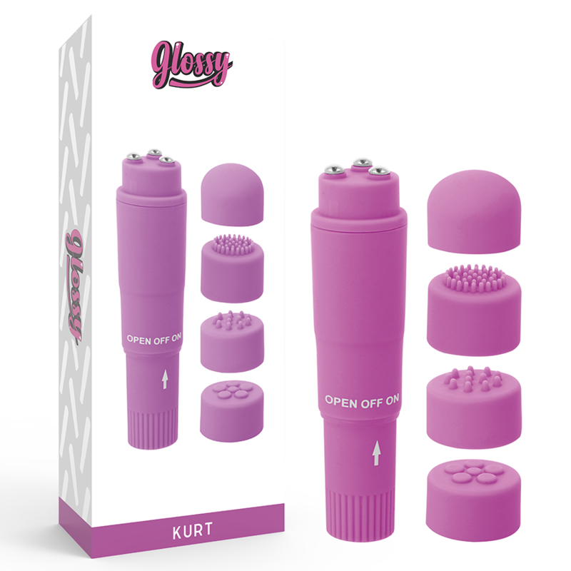 MASSAGGIATORE GLOSSY POCKET KURT - LILLA