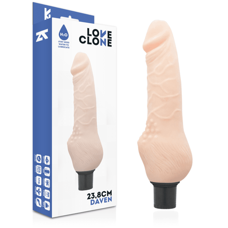 LOVECLONE DAVEN SELF LUBRIVAGINANTE REALISTICO 23,8 CM