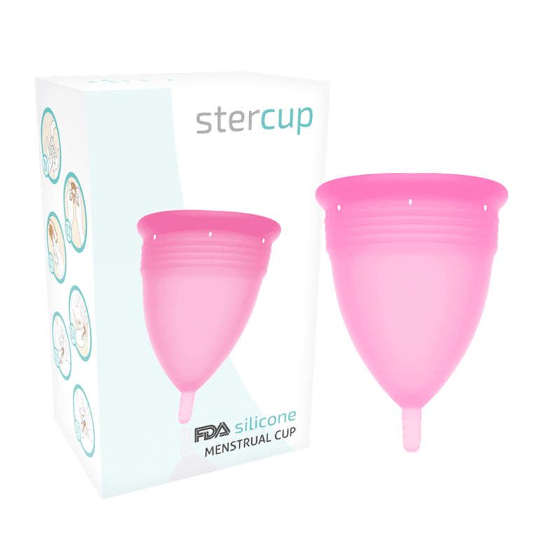 COPPA MENSTRUALE TAGLIA L COLORE ROSA SILICONE FDA