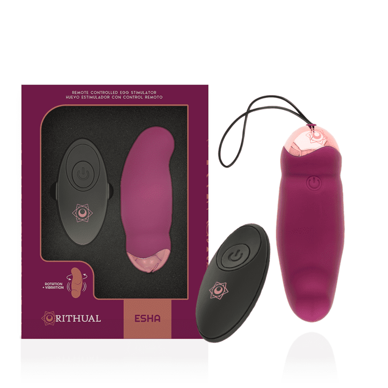 VIBRATORE A FORMA DI UOVO CON TELECOMANDO - VIBRA E RUOTA