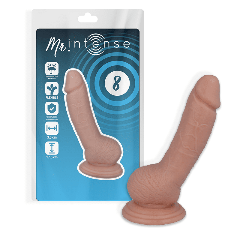 MR INTENSE 8 PENE REALISTICO 17,6 -OPPURE- 3,5CM