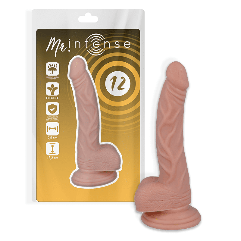 MR INTENSE 12 PENE REALISTICO 18,2 -OPPURE- 2,5CM