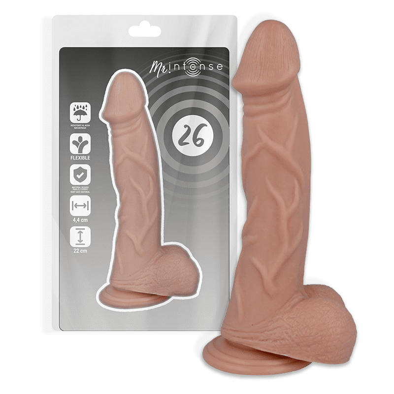 MR INTENSE 26 PENE REALISTICO 22CM -O- 4,4 CM