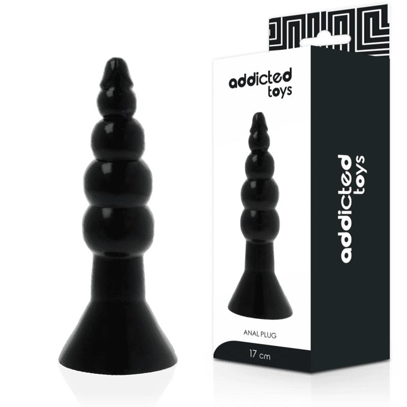 PLUG ANALE 17CM NERO