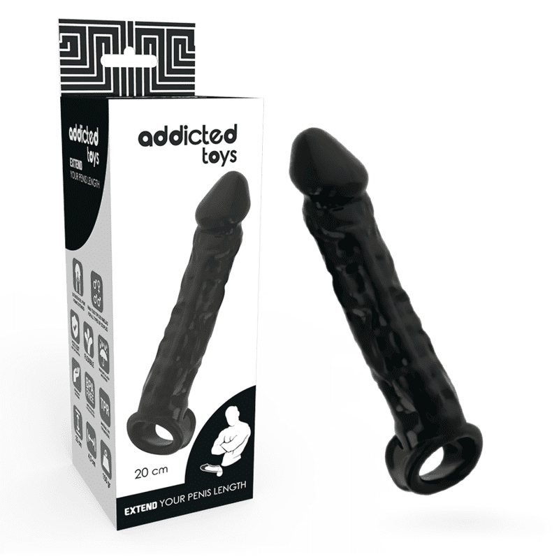 ESTENSORE FALLICO CAVO ADDICTED TOYS EXTENSOR - NERO