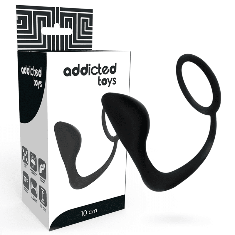 PLUG ANALE CON ANELLO NERO