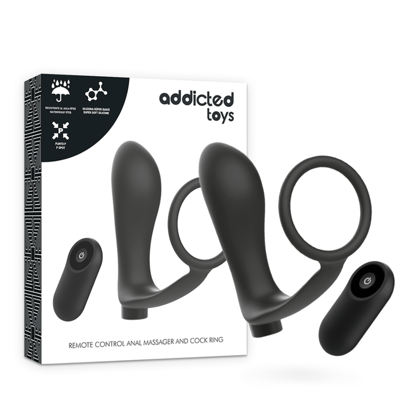 PLUG ANALE NERO RICARICABILE