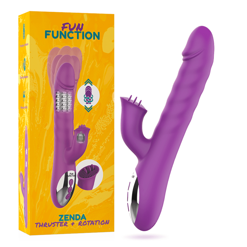 STIMOLATORE CLITORIDE ROTANTE FUN FUNCTION ZENDA THRUSTER