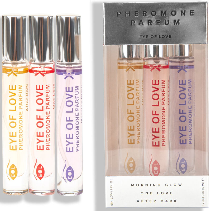 EYE OF LOVE - EOL PHR PARFUM 10ML SET/3 - MORNING GLOW, ONE LOVE, AFTER DARK