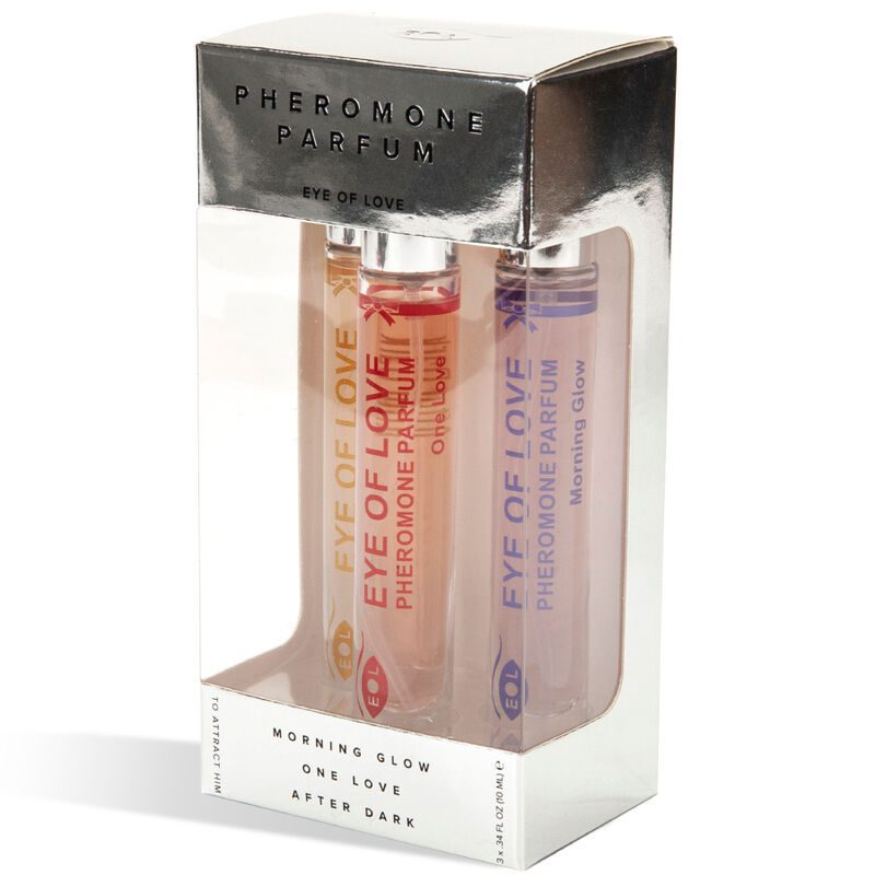 EYE OF LOVE - EOL PHR PARFUM 10ML SET/3 - MORNING GLOW, ONE LOVE, AFTER DARK