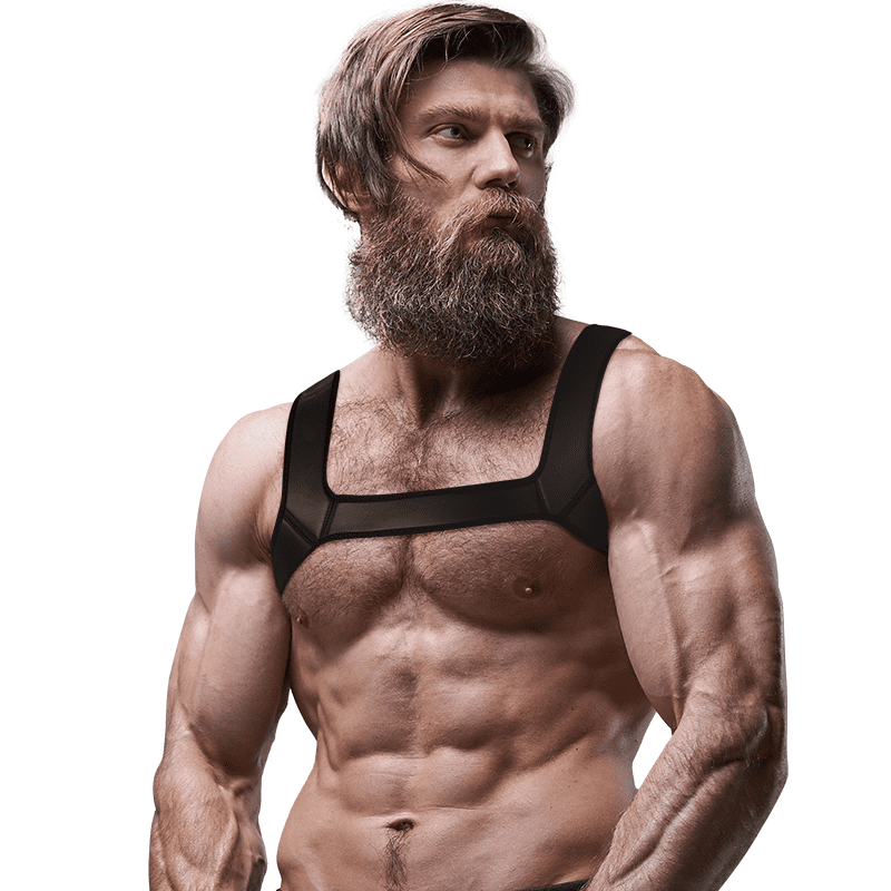 ATTEGGIAMENTO SOTTOMESSO FETISH - ARN S NEOPRENE CHEST UOMO TAGLIA L