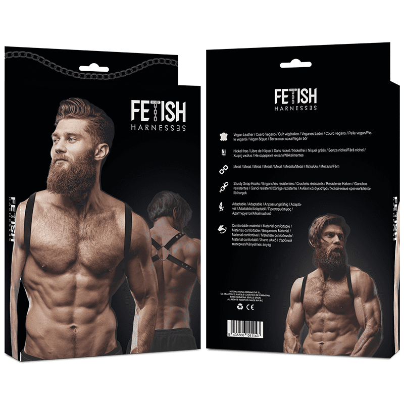 ATTEGGIAMENTO FETISH SOTTOMESSO - ARN S ECO LEATHER BACK MAN
