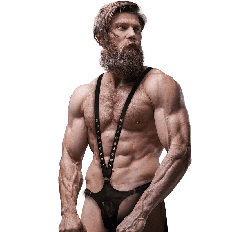 ATTEGGIAMENTO SOTTOMESSO FETISH - ARN S ECO LEATHER V FORM MAN