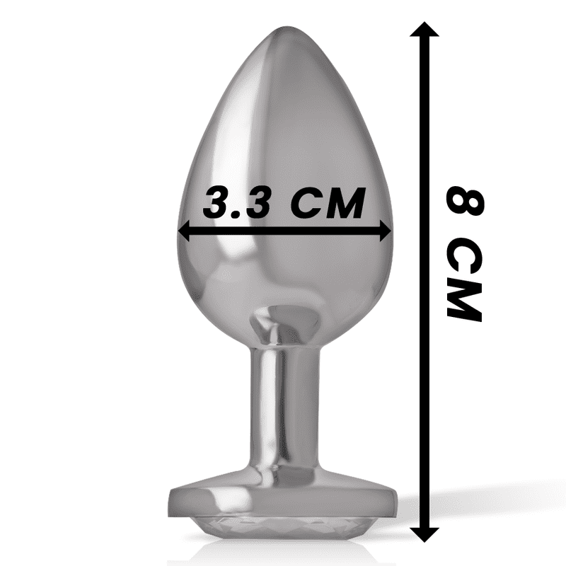 PLUG ANALE IN METALLO - 8 CM