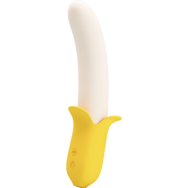 PRETTY LOVE - BANANA GEEK SUPER POWER 7 IMPOSTAZIONI DI VIBRAZIONE SU E GIÙ SILICONE NERO